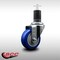 Service Caster 3.5'' SS Blue Poly Wheel Swivel 1-5/8'' Expanding Stem Caster SCC-SSEX20S3514-PPUB-BLUE-158 - alternate 2